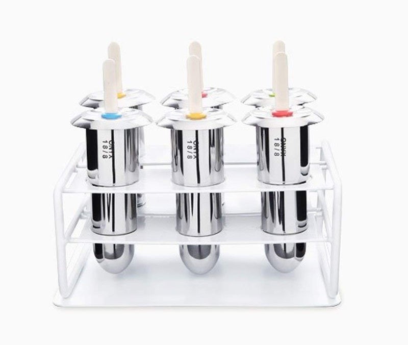 Onyx 18/8 Stainless Steel Popsicle Mold, Set of 6 - Image 1